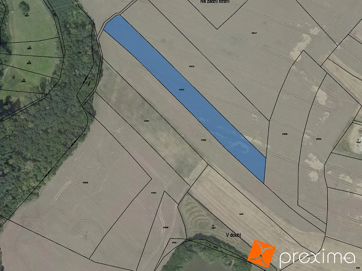 Prodej podílu 1/16 komerčního pozemku 359 m²